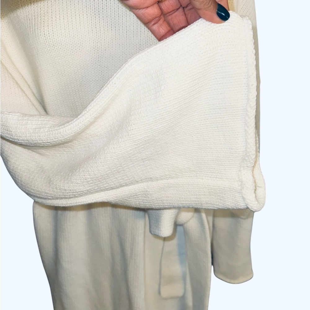 Staud Cozy Sweater Sash Chalet Dress  Knit  Soft Woven Dress with Belt NWOT - Picture 11 of 15